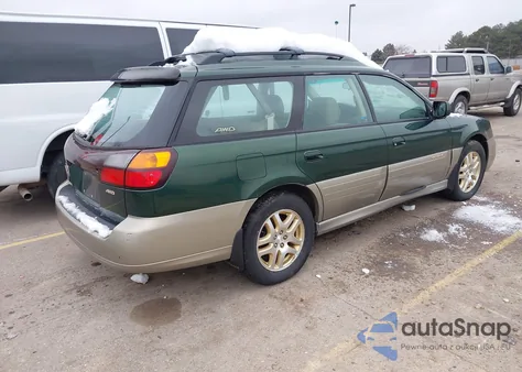 2000 Subaru Outback Limited z USA, uszkodzony, nr VIN 4S3BH6860Y7635347